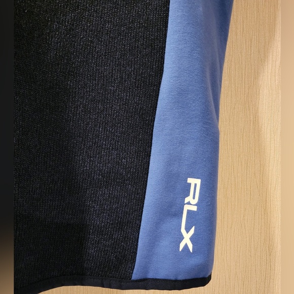 RLX Golf Terry-Paneled Fleece Color Blocked Vest sz M - Picture 11 of 13